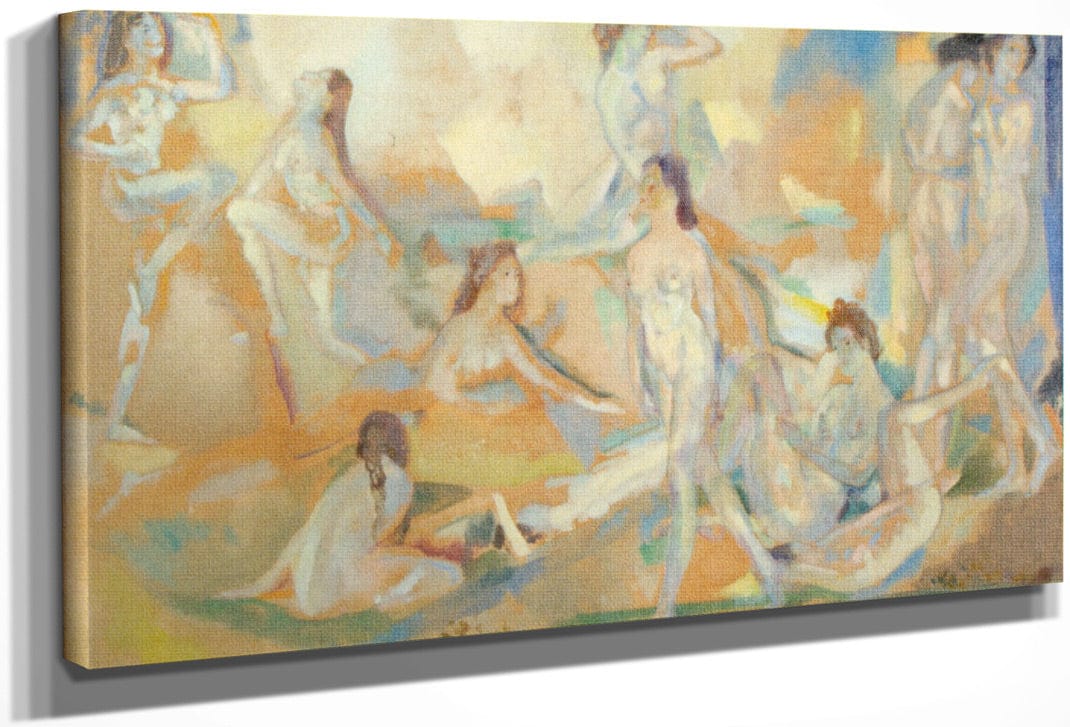 Air Light And Wave 1914 1917 By Arthur B Davies Fine Art Print