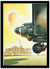 Airplane  Vintage Poster Fine Art Print