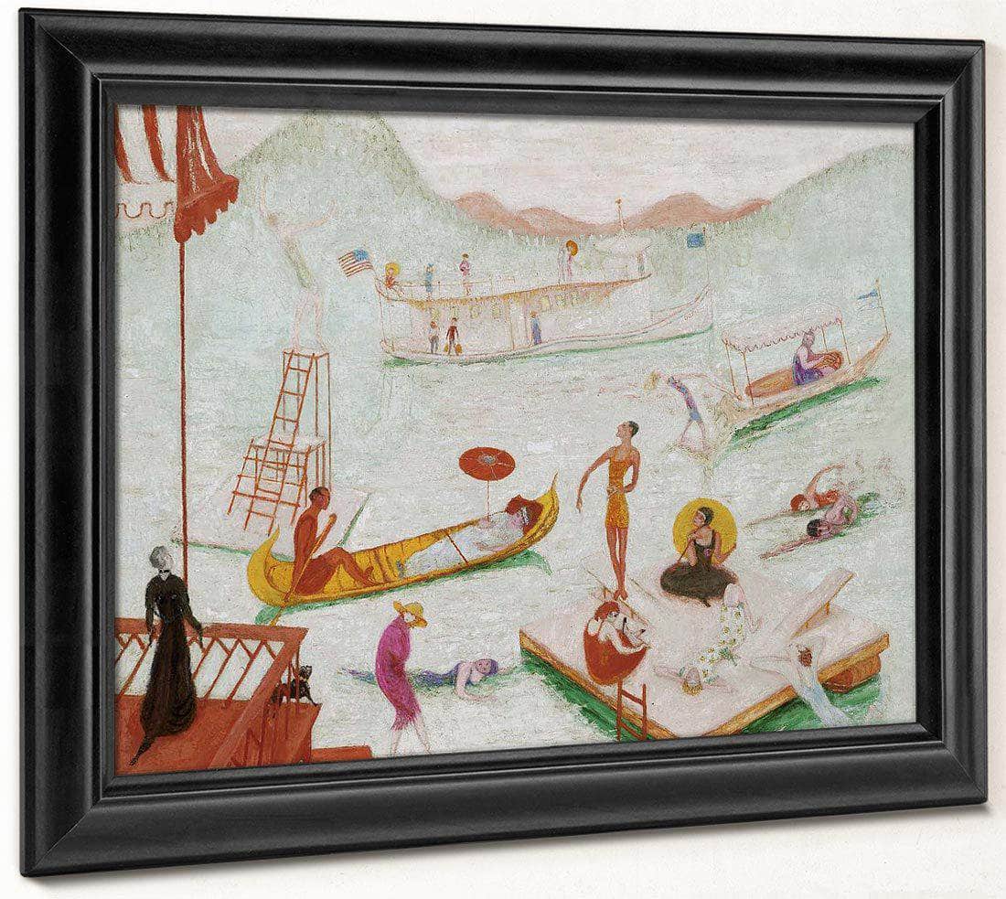 Ake Placid 1919 By Florine Stettheimer Fine Art Print