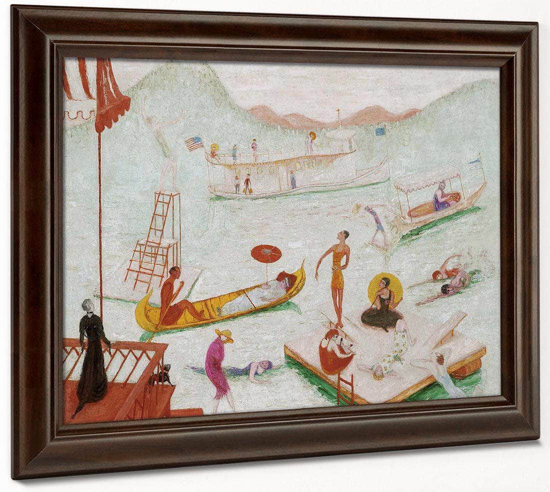 Ake Placid 1919 By Florine Stettheimer Fine Art Print