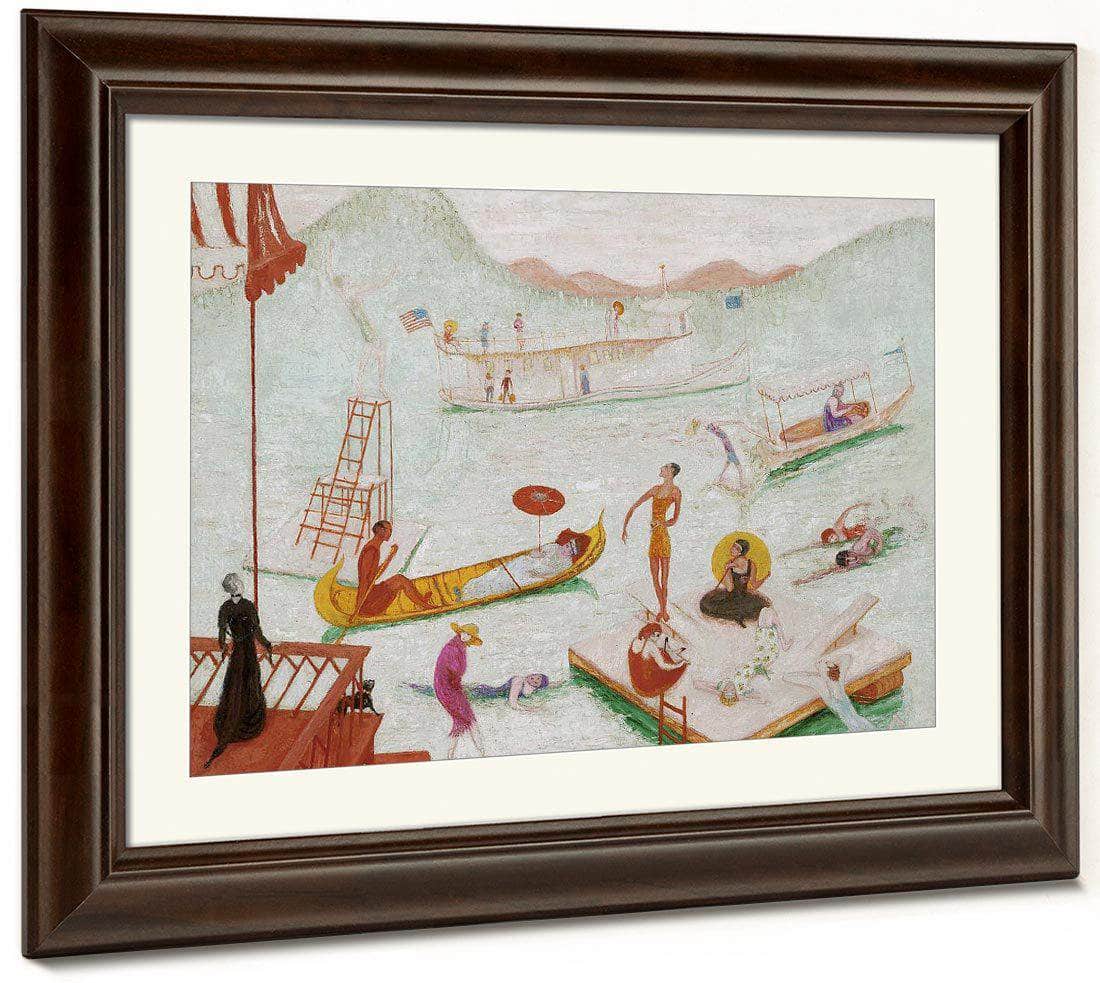 Ake Placid 1919 By Florine Stettheimer Fine Art Print