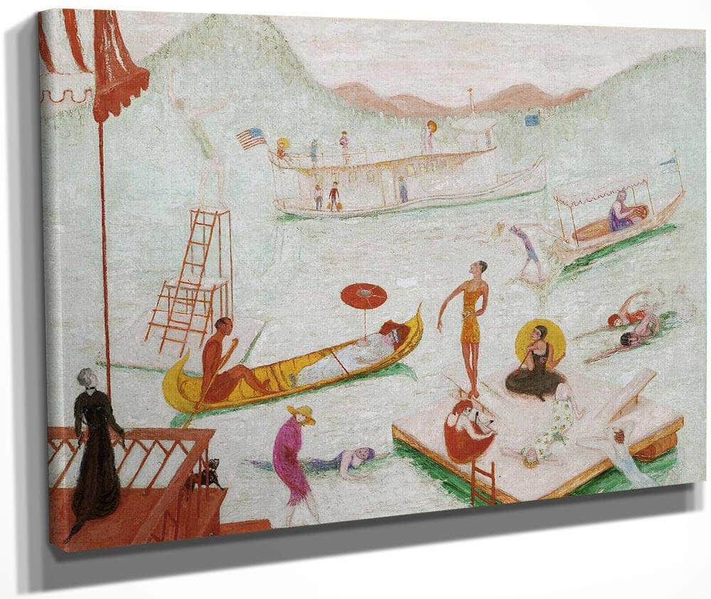 Ake Placid 1919 By Florine Stettheimer Fine Art Print