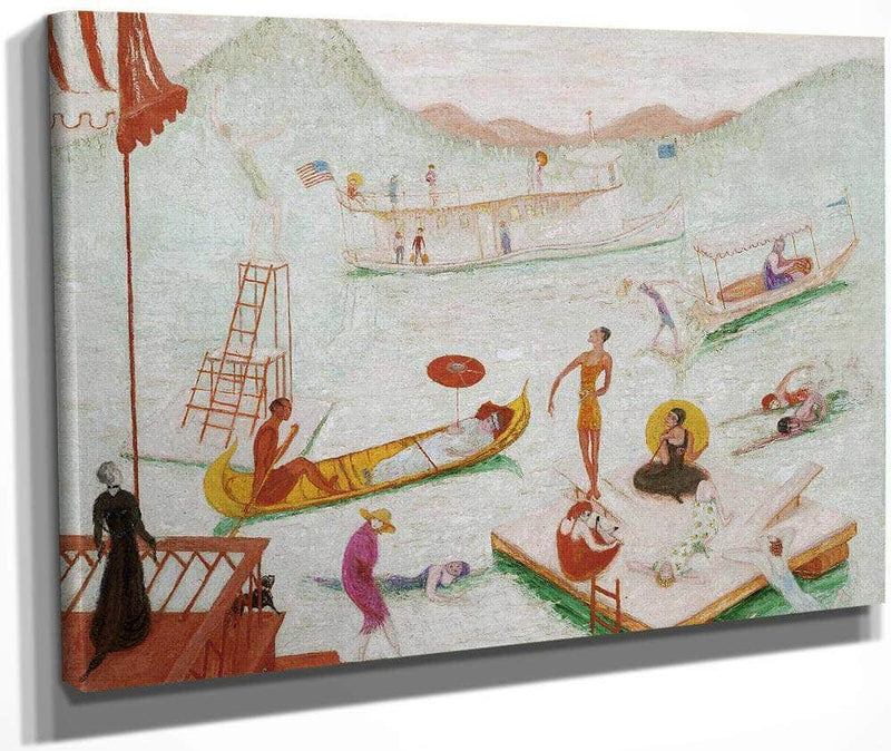 Ake Placid 1919 By Florine Stettheimer Fine Art Print