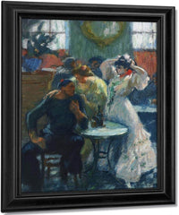 Al Bar By Ricard Canals Llambi Fine Art Print