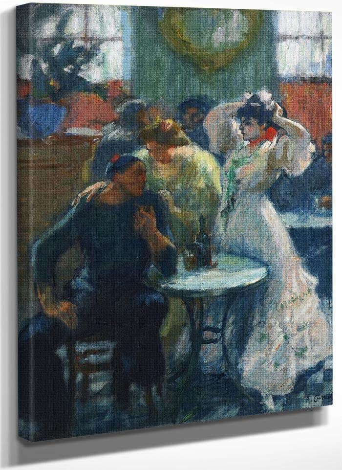 Al Bar By Ricard Canals Llambi Fine Art Print