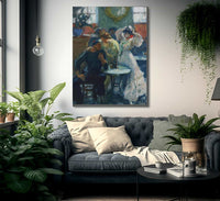 Al Bar By Ricard Canals Llambi Fine Art Print