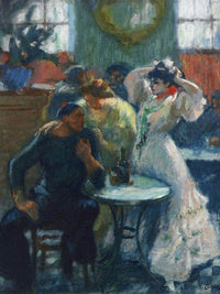 Al Bar By Ricard Canals Llambi Fine Art Print