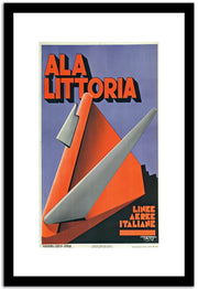 Ala Littoria  Vintage Poster Fine Art Print