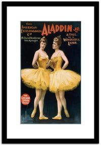 Aladdin  Vintage Poster Fine Art Print