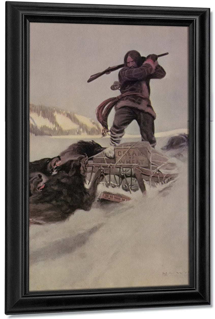 Alaska By NC Wyeth Fine Art Print