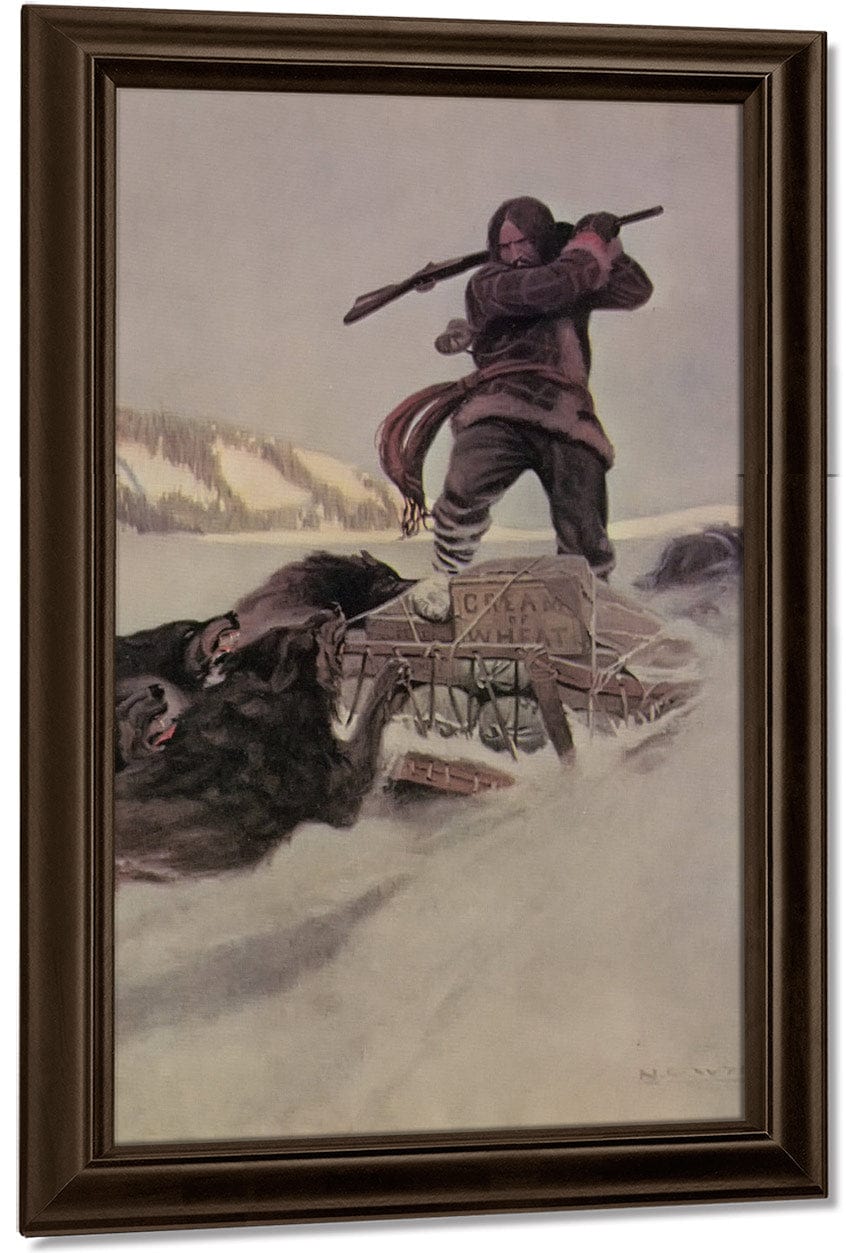 Alaska By NC Wyeth Fine Art Print
