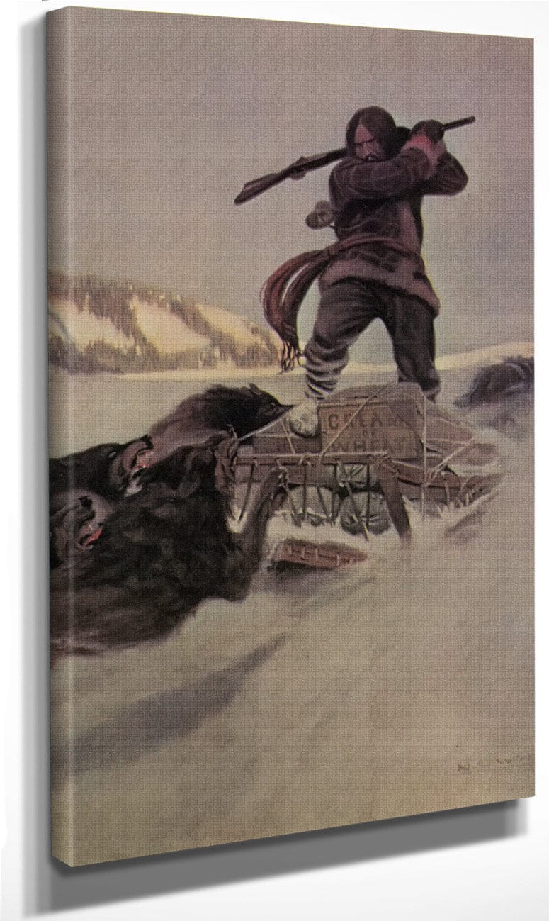 Alaska By NC Wyeth Fine Art Print