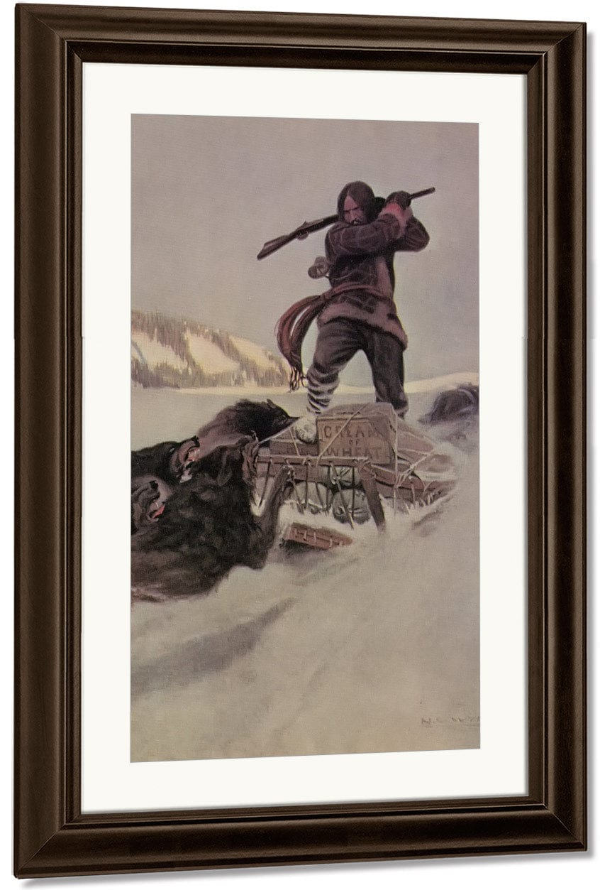 Alaska By NC Wyeth Fine Art Print