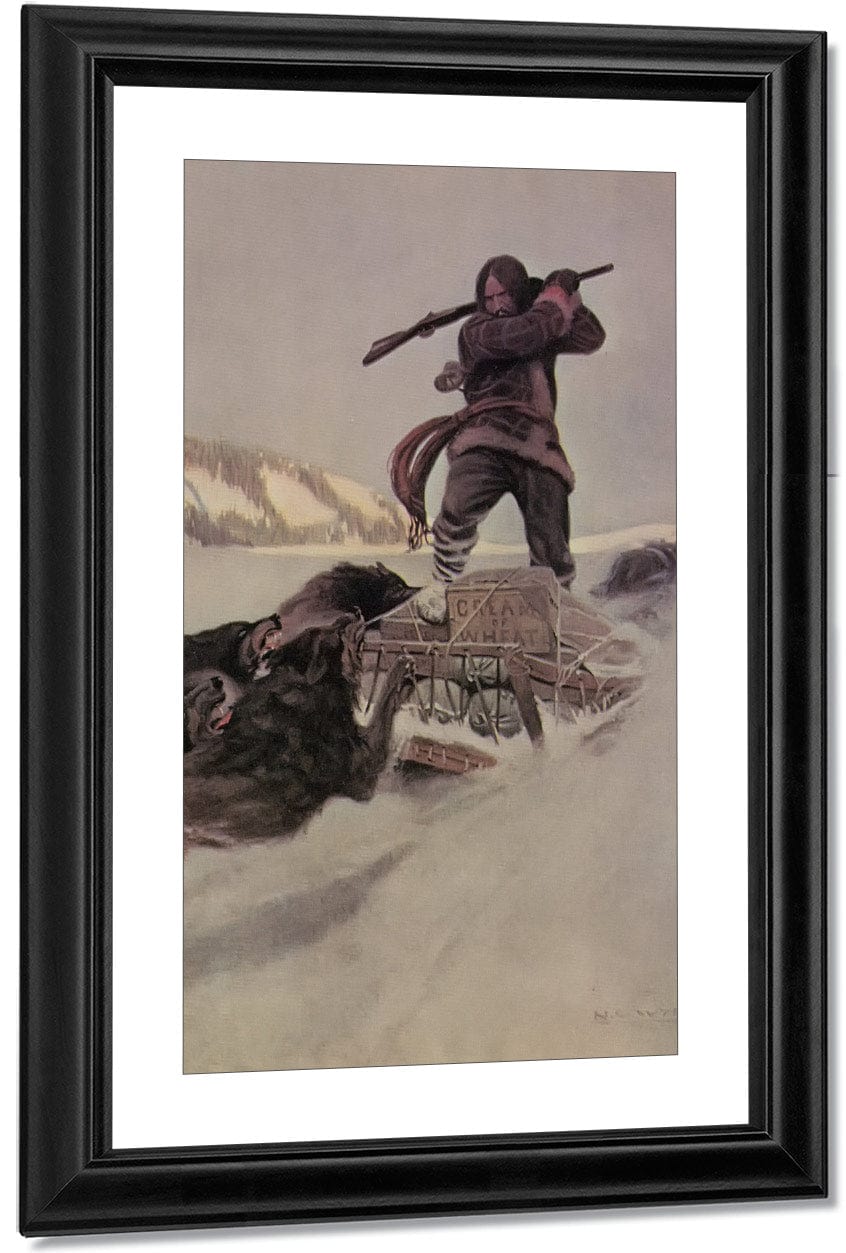 Alaska By NC Wyeth Fine Art Print