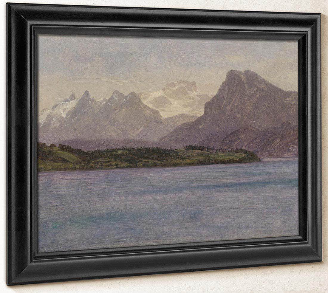 Alaskan Coast Range By Albert Bierstadt Fine Art Print