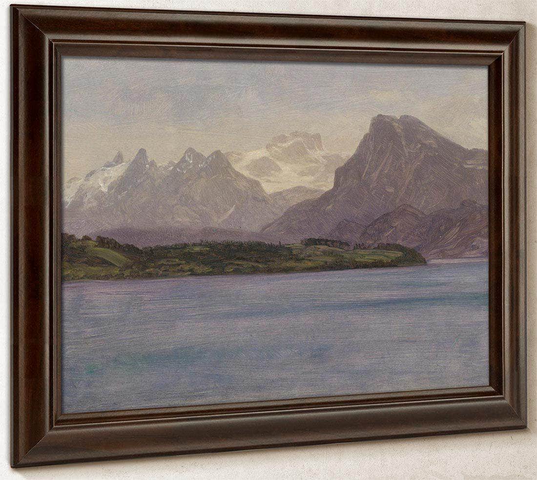 Alaskan Coast Range By Albert Bierstadt Fine Art Print