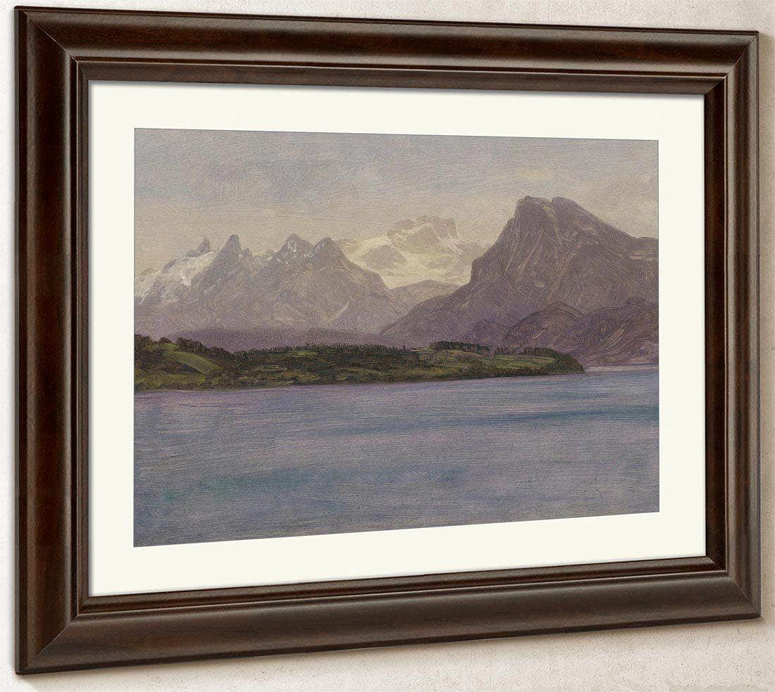 Alaskan Coast Range By Albert Bierstadt Fine Art Print
