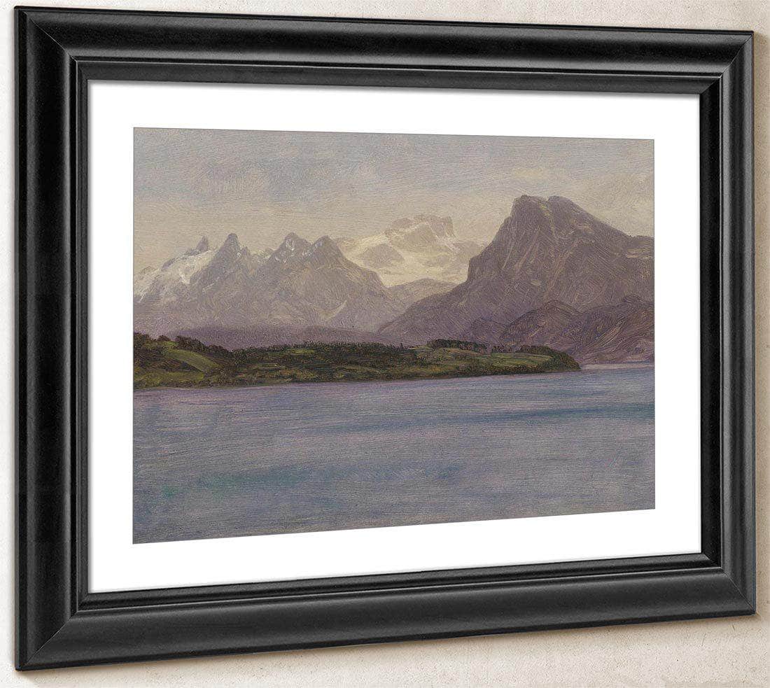 Alaskan Coast Range By Albert Bierstadt Fine Art Print