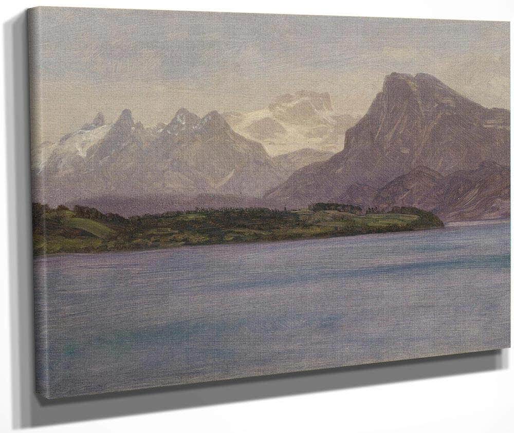 Alaskan Coast Range By Albert Bierstadt Fine Art Print