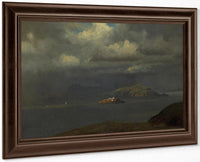 Alcatraz, San Francisco Bay, 1875  By Albert Bierstadt By Albert Bierstadt Fine Art Print