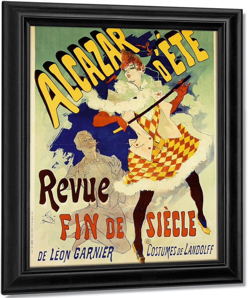 Alcazar D'ete By Jules Cheret Fine Art Print