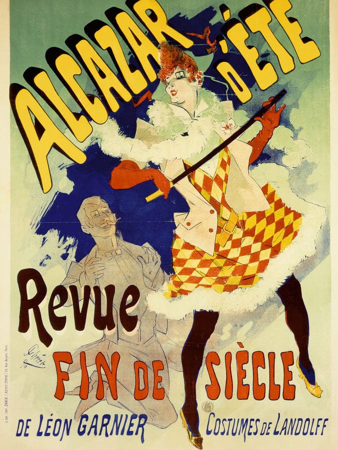 Alcazar D'ete By Jules Cheret Fine Art Print