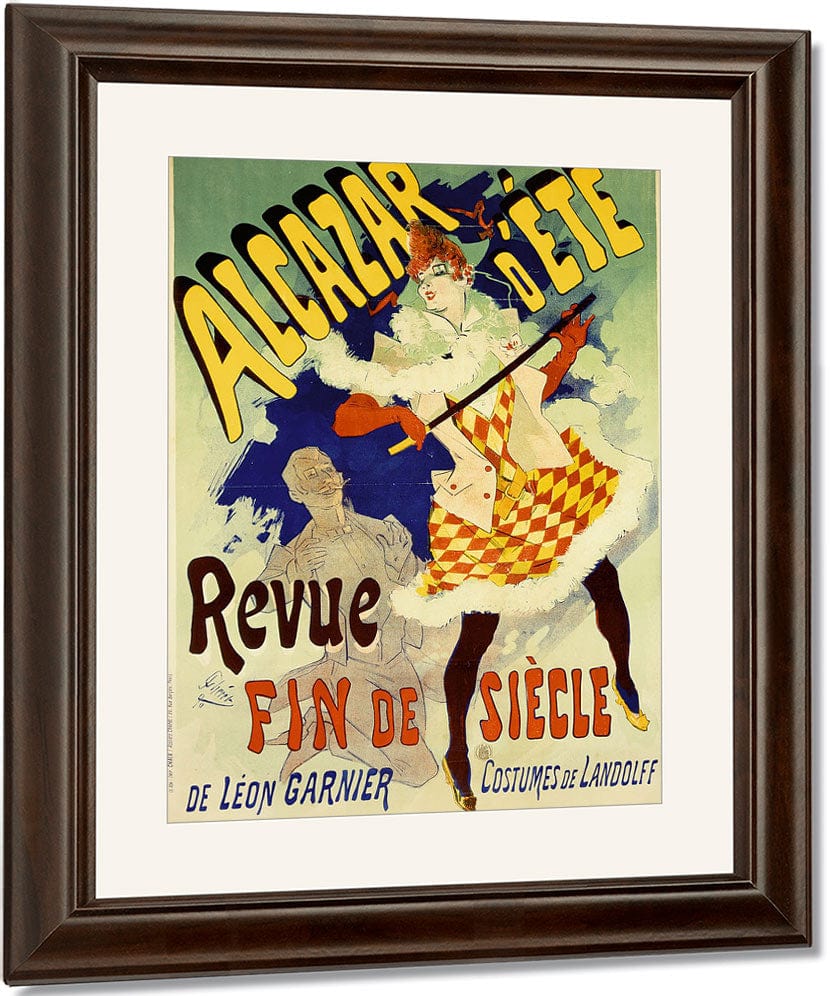 Alcazar D'ete By Jules Cheret Fine Art Print