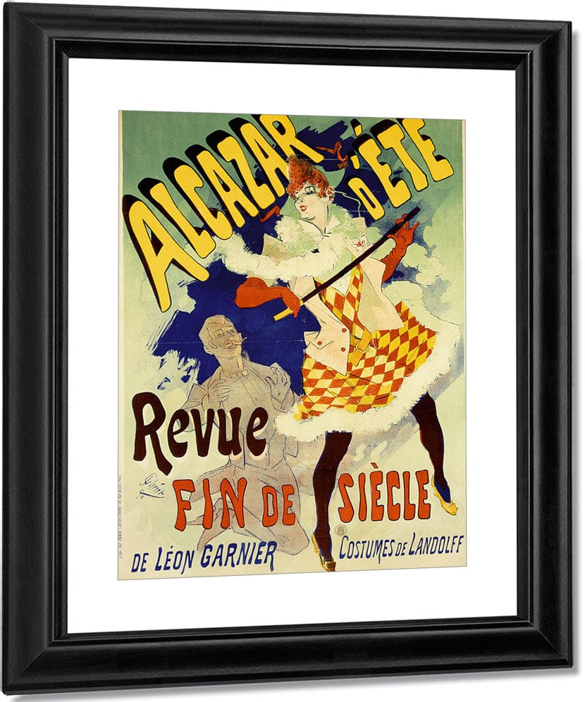 Alcazar D'ete By Jules Cheret Fine Art Print