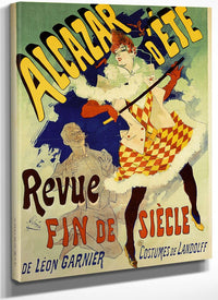 Alcazar D'ete By Jules Cheret Fine Art Print