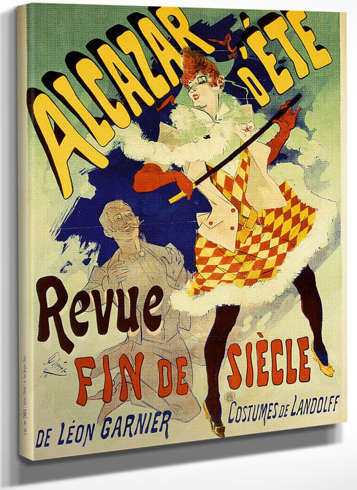 Alcazar D'ete By Jules Cheret Fine Art Print