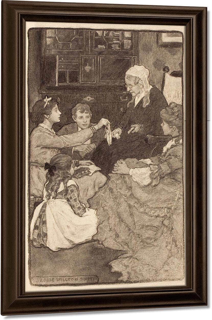 Alcotts Old Fashioned Girl Story Illustration By Jessie Willcox Smith Fine Art Print