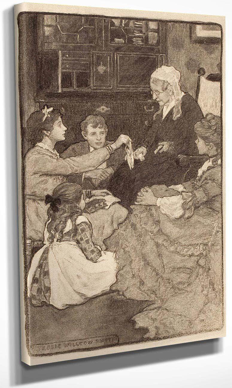 Alcotts Old Fashioned Girl Story Illustration By Jessie Willcox Smith Fine Art Print