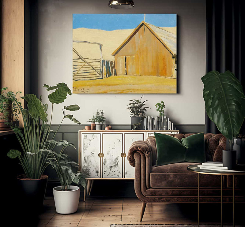 Alder Creek Ranch By Maynard Dixon Fine Art Print