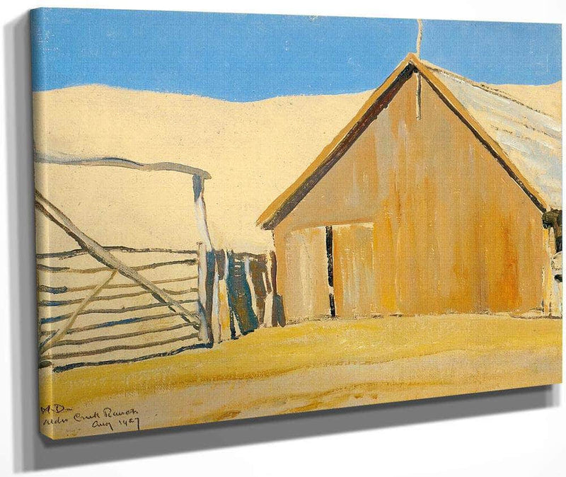 Alder Creek Ranch By Maynard Dixon Fine Art Print
