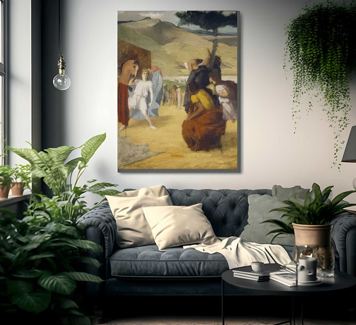 Alexander And Bucephalus By Edgar Degas Fine Art Print