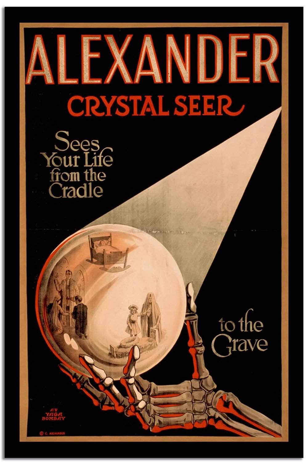 Alexander Crystal Seer  Vintage Poster Fine Art Print