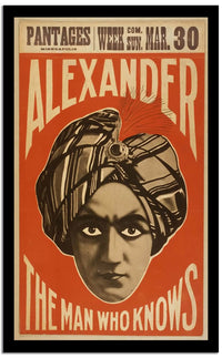 Alexander  Vintage Poster Fine Art Print