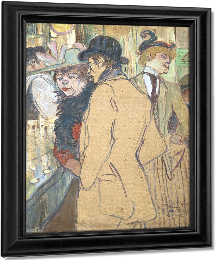 Alfred La Guigne By Henri Marie Raymond De Toulouse Lautrec Monfa Fine Art Print