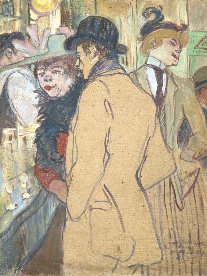 Alfred La Guigne By Henri Marie Raymond De Toulouse Lautrec Monfa Fine Art Print