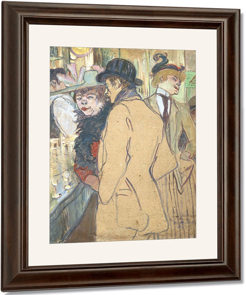 Alfred La Guigne By Henri Marie Raymond De Toulouse Lautrec Monfa Fine Art Print