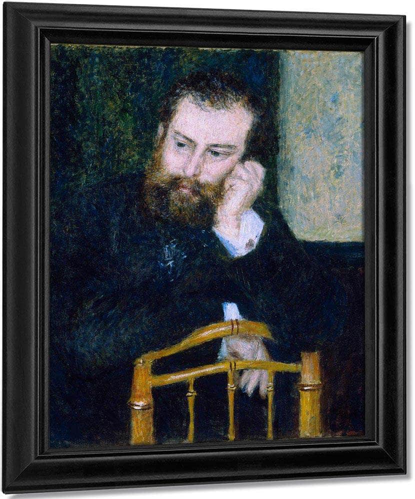 Alfred Sisley By Pierre August Renoir Fine Art Print