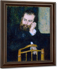 Alfred Sisley By Pierre August Renoir Fine Art Print