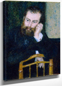 Alfred Sisley By Pierre August Renoir Fine Art Print