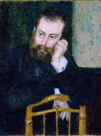 Alfred Sisley By Pierre August Renoir Fine Art Print