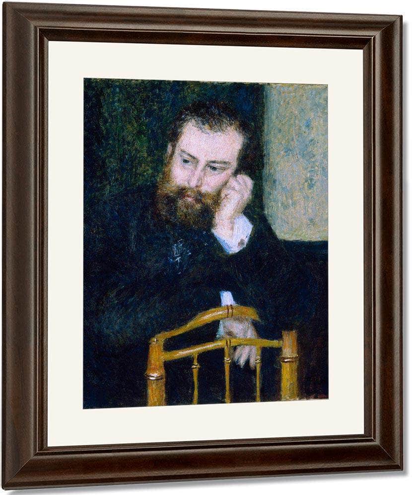 Alfred Sisley By Pierre August Renoir Fine Art Print