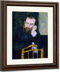 Alfred Sisley By Pierre August Renoir Fine Art Print