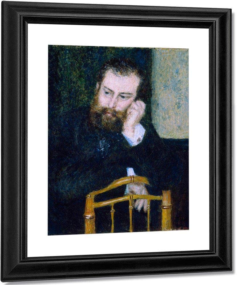 Alfred Sisley By Pierre August Renoir Fine Art Print