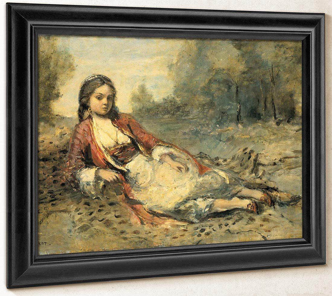 Algerienne By Camille Corot Fine Art Print