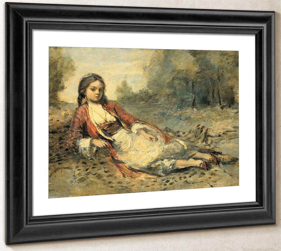 Algerienne By Camille Corot Fine Art Print