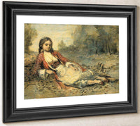 Algerienne By Camille Corot Fine Art Print